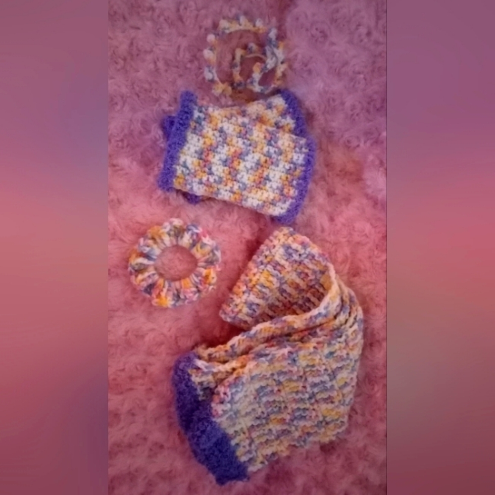 Candy land crochet set